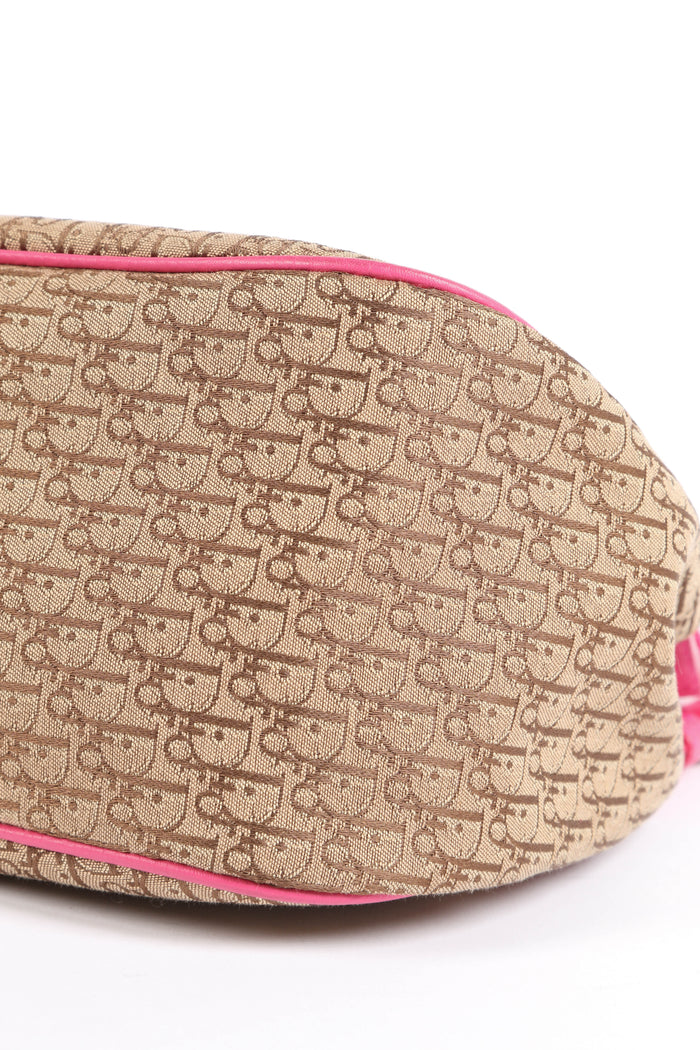 Vintage Christian Dior Monogram Small Cargo Shoulder Bag