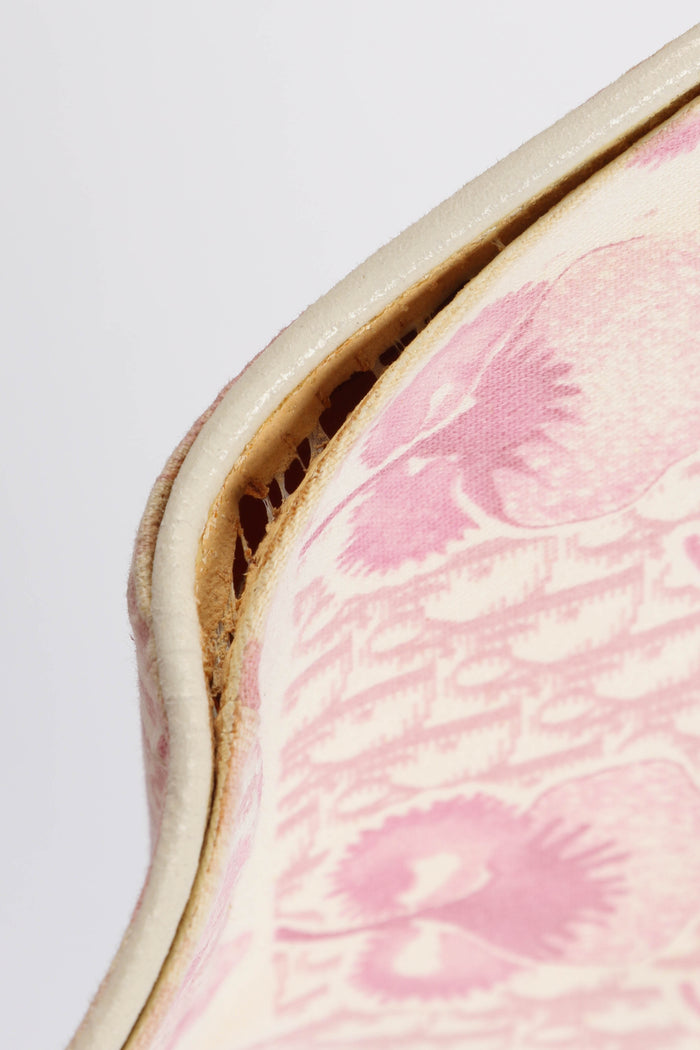 RARE 2000s Christian Dior Galliano Pink Cherry Blossom Saddle Bag