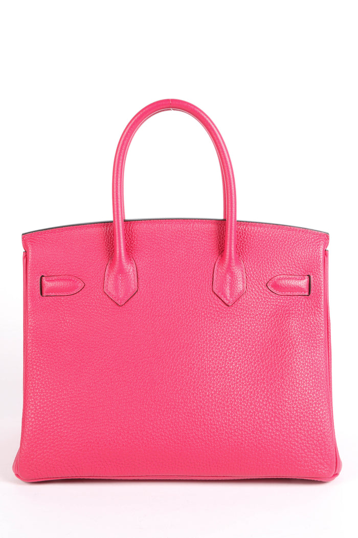 2021 Hermès Birkin 30cm in Rose Mexico Togo Leather with Palladium Hardware