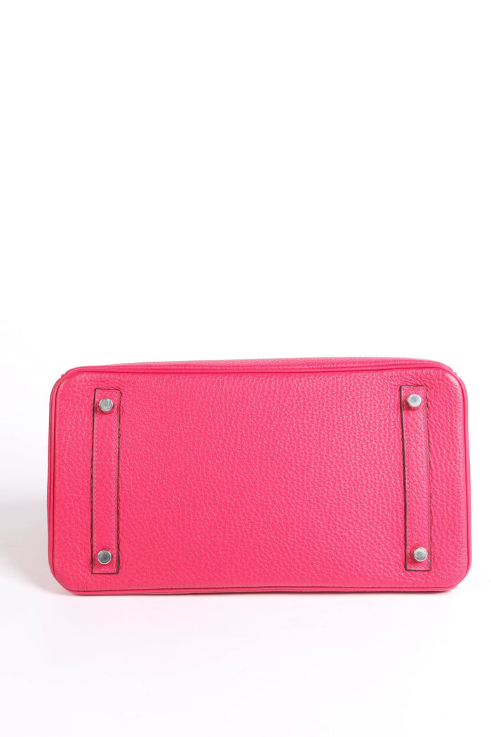 2021 Hermès Birkin 30cm in Rose Mexico Togo Leather with Palladium Hardware