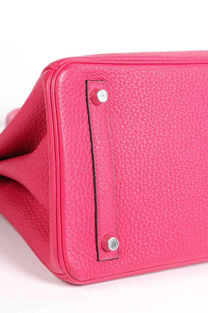 2021 Hermès Birkin 30cm in Rose Mexico Togo Leather with Palladium Hardware