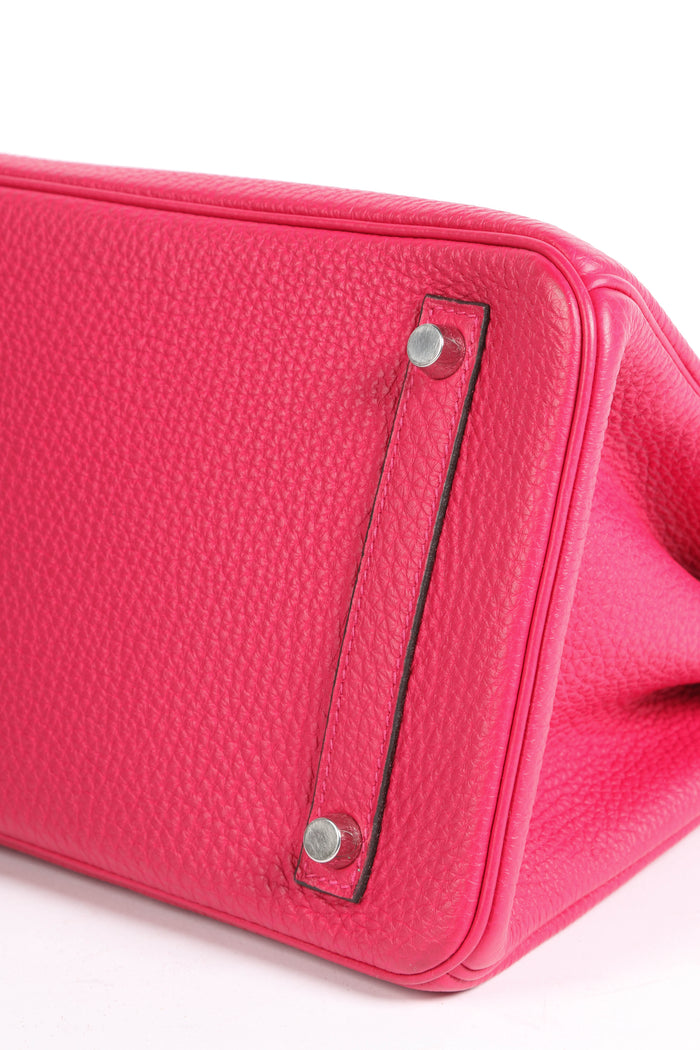 2021 Hermès Birkin 30cm in Rose Mexico Togo Leather with Palladium Hardware