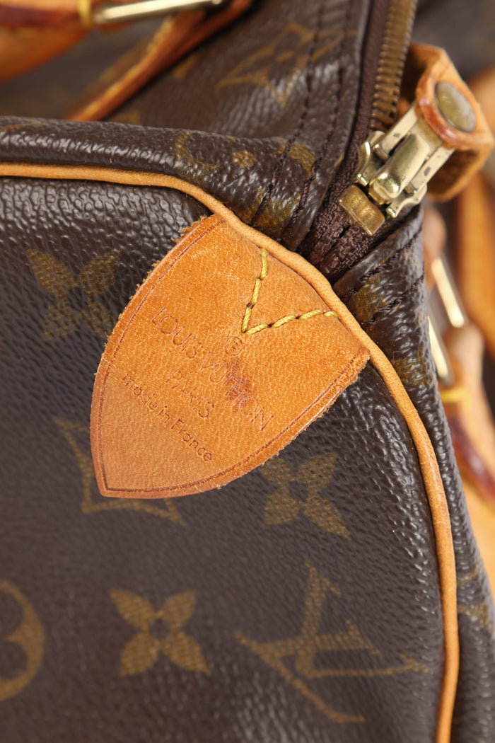 Vintage Louis Vuitton Monogram Speedy 25cm