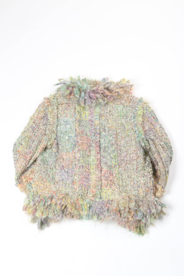 RARE 2000s Chanel Rainbow Mohair Jacket FR 40 (UK 12)