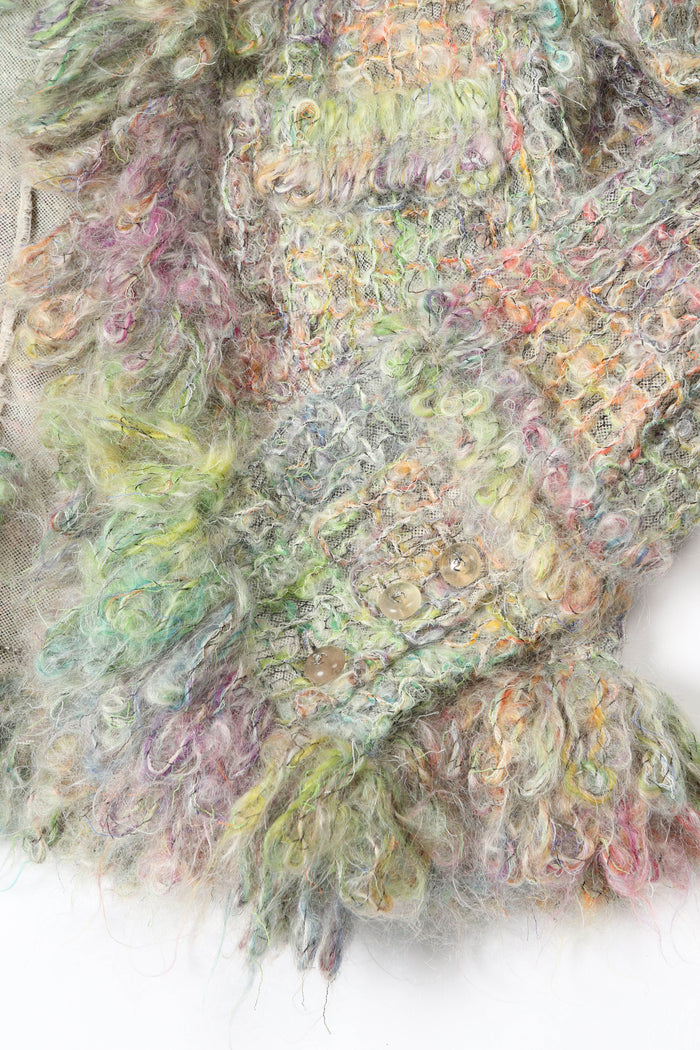 RARE 2000s Chanel Rainbow Mohair Jacket FR 40 (UK 12)