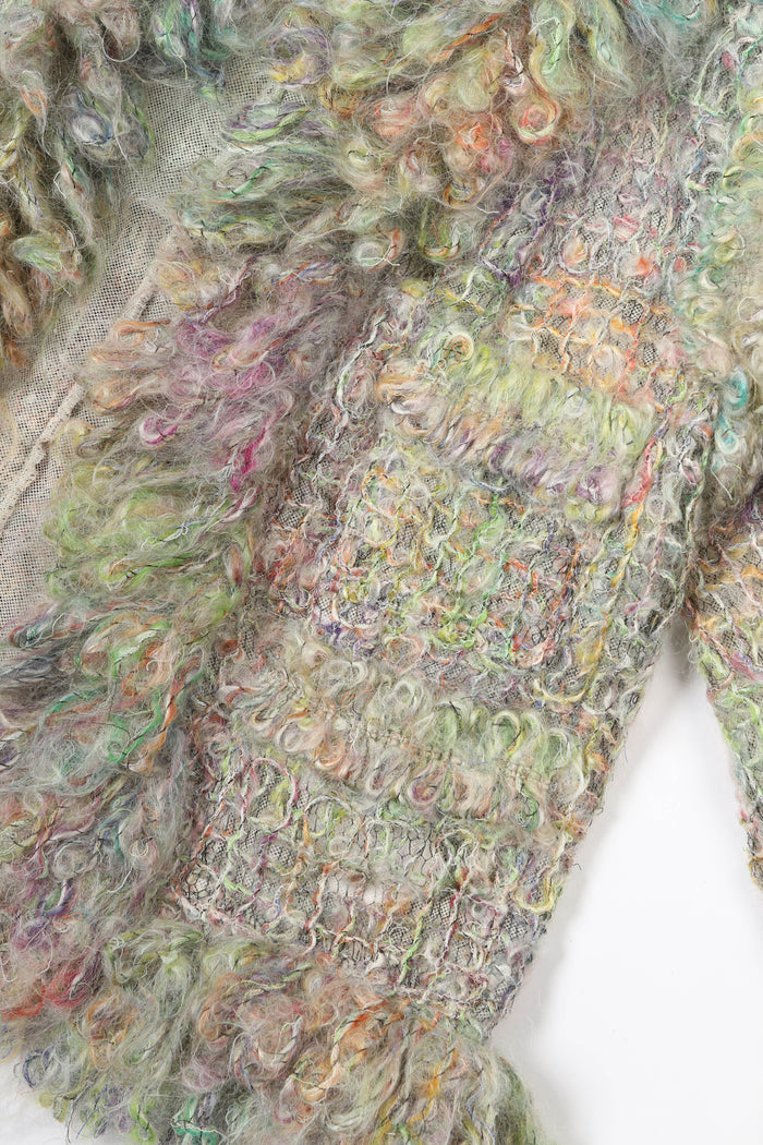 RARE 2000s Chanel Rainbow Mohair Jacket FR 40 (UK 12)