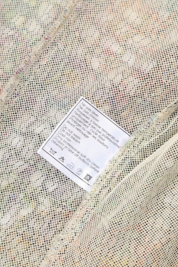 RARE 2000s Chanel Rainbow Mohair Jacket FR 40 (UK 12)