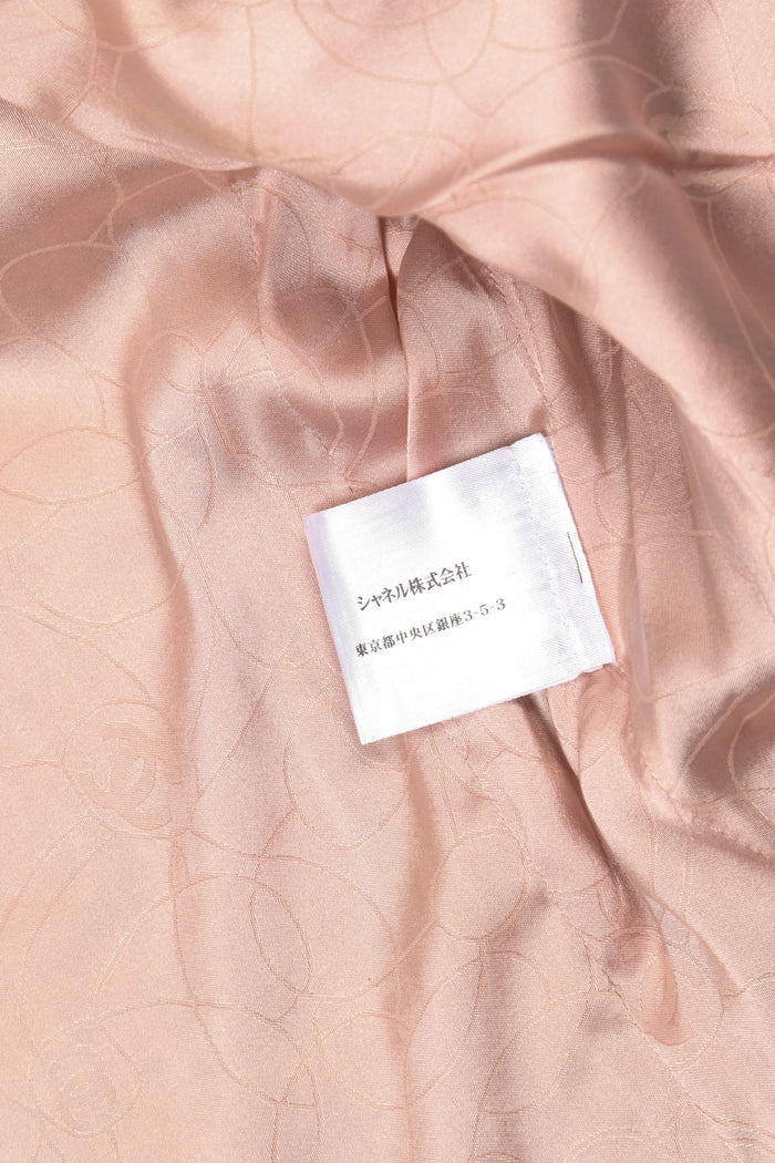 2000s Chanel Pink Tweed Jacket FR34 (UK6)