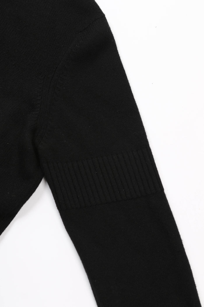 RARE Chanel Black CC Button Cashmere Cardigan FR 38 (UK 10)