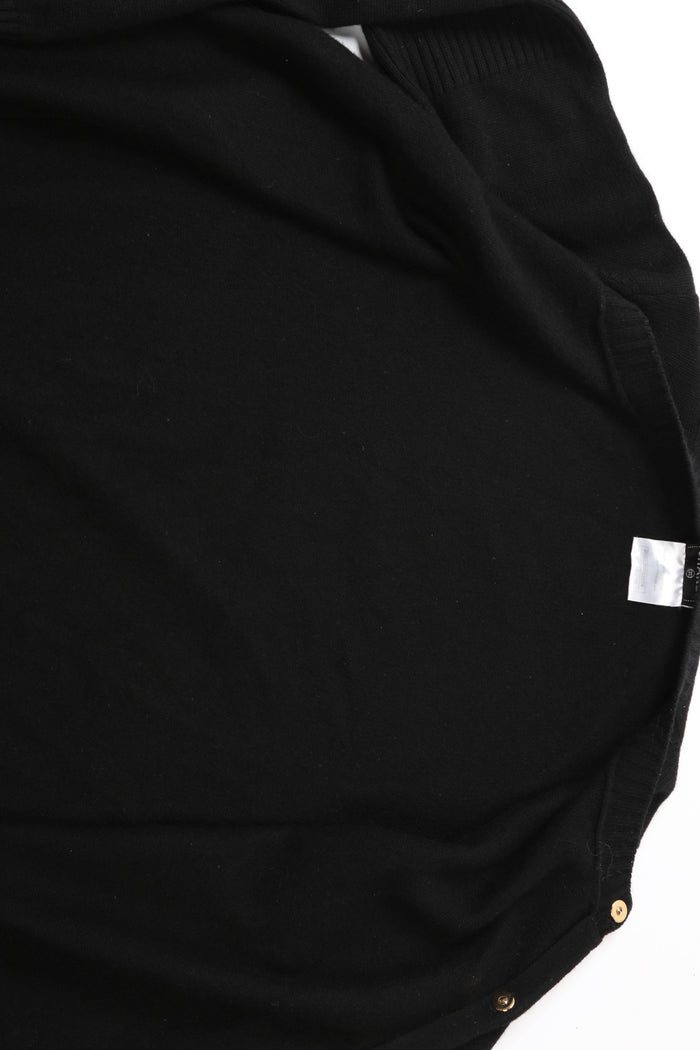 RARE Chanel Black CC Button Cashmere Cardigan FR 38 (UK 10)