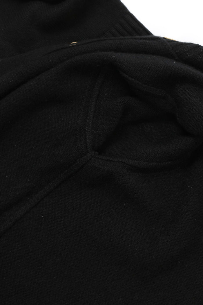 RARE Chanel Black CC Button Cashmere Cardigan FR 38 (UK 10)