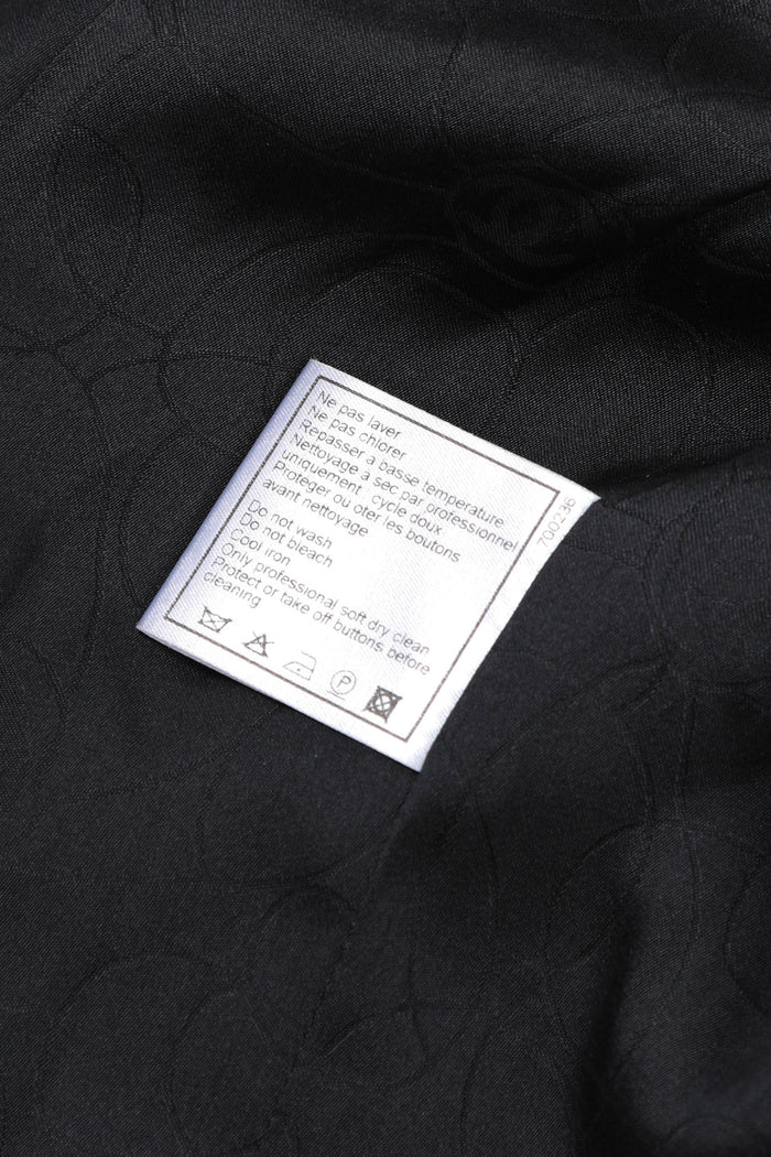 2000s Chanel Metallic Purple Tweed Jacket FR 36 (UK 8)