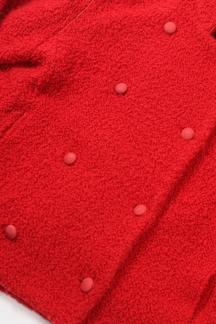 Vintage Christian Dior Sports Line Red Double Breasted Wool Jacket (UK 10)