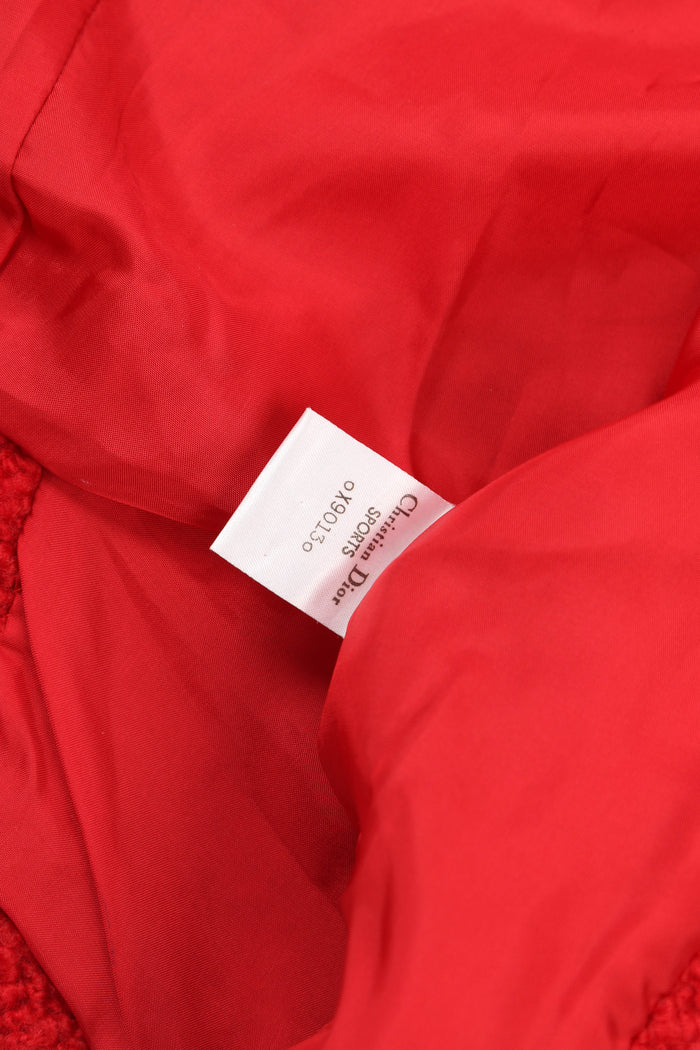 Vintage Christian Dior Sports Line Red Double Breasted Wool Jacket (UK 10)