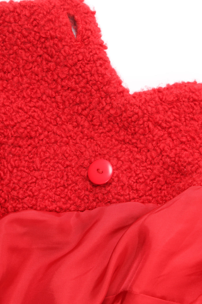 Vintage Christian Dior Sports Line Red Double Breasted Wool Jacket (UK 10)