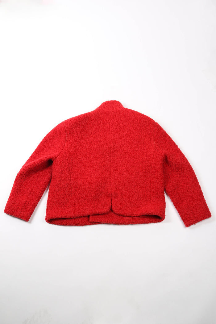 Vintage Christian Dior Sports Line Red Double Breasted Wool Jacket (UK 10)