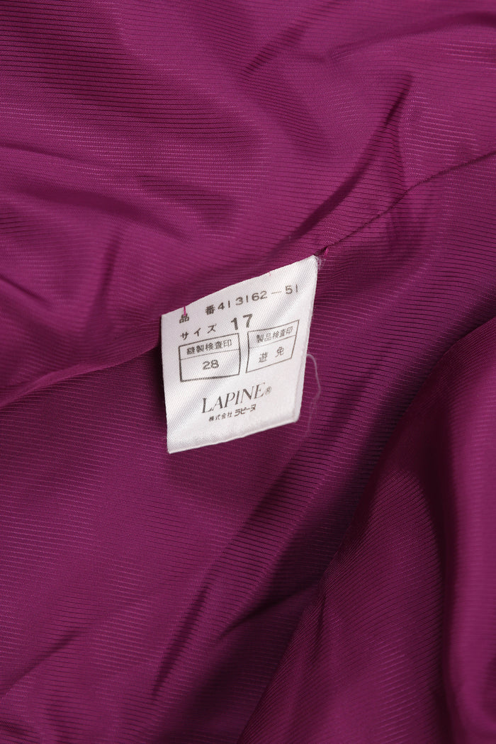 Vintage Givenchy Glamour Purple Check Tweed Jacket