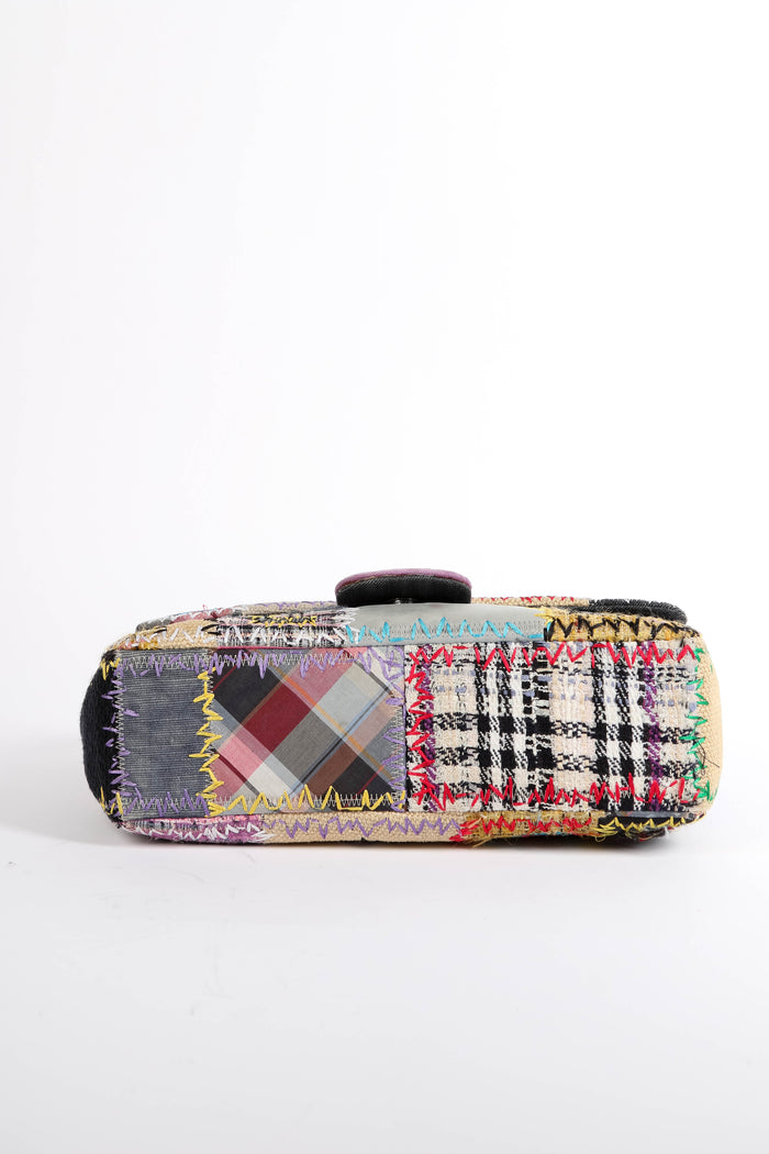 RARE 2000s Chanel Patchwork Jumbo Single Flap Shoulder Bag