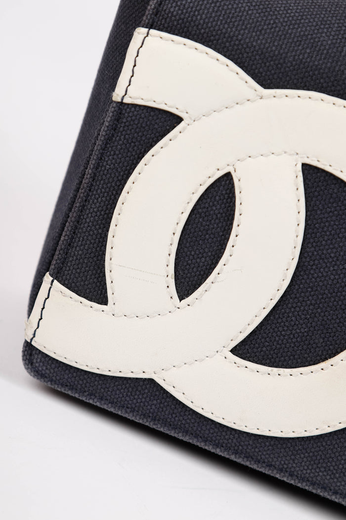2000s Chanel No.5 Chocolate Bar Shoulder Bag