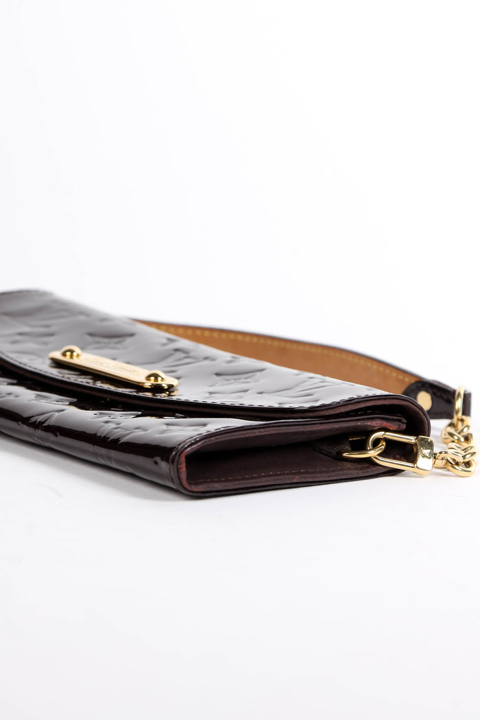 2010 Louis Vuitton Oxblood Vernis Sunset Boulevard Shoulder Bag