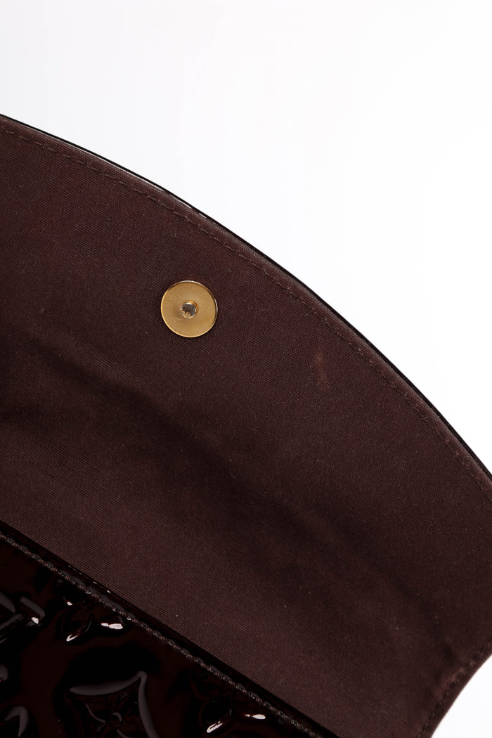 2010 Louis Vuitton Oxblood Vernis Sunset Boulevard Shoulder Bag