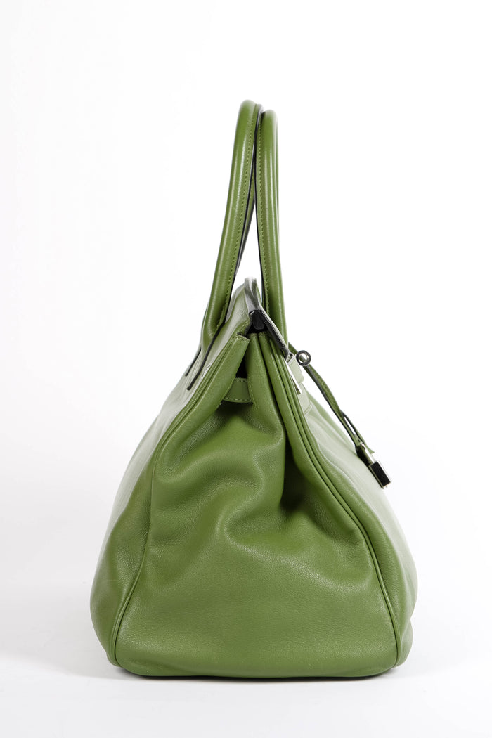 2009 Hermès Birkin 35cm in Vert Anis Swift Leather with PHW