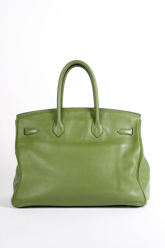 2009 Hermès Birkin 35cm in Vert Anis Swift Leather with PHW
