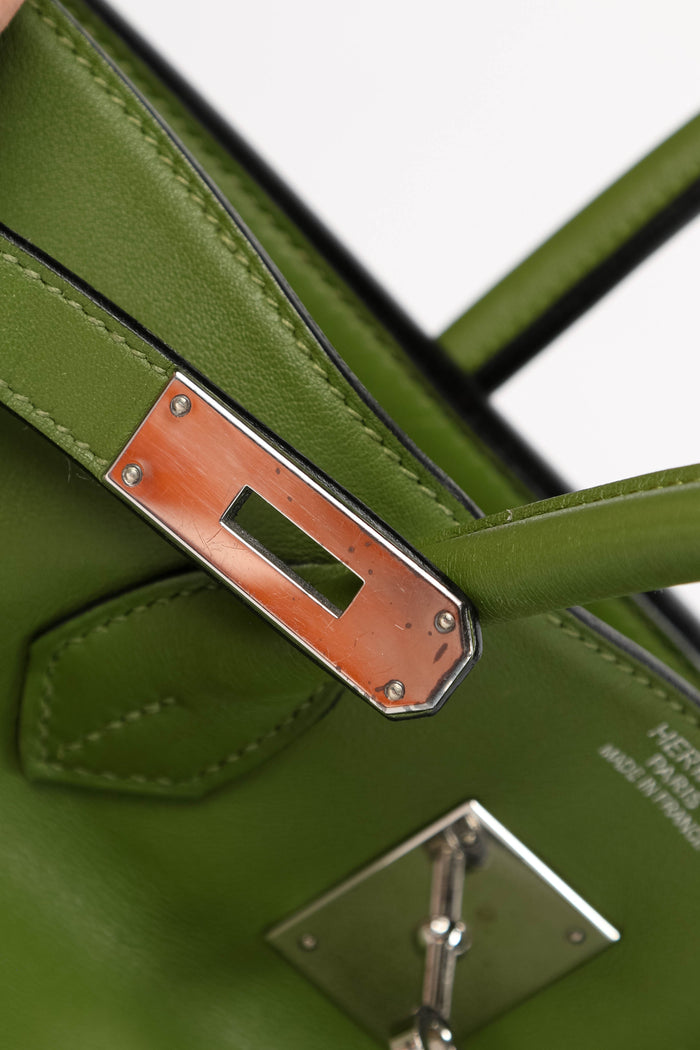 2009 Hermès Birkin 35cm in Vert Anis Swift Leather with PHW