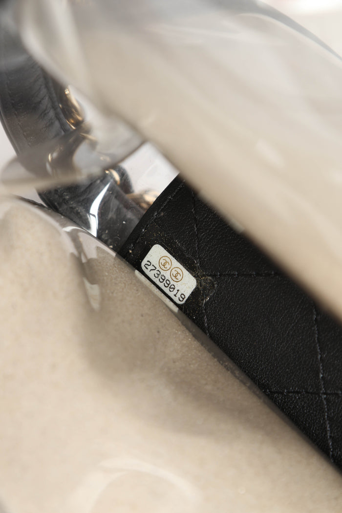 SUPER RARE 2019 Chanel Sand By The Sea PVC Flap Bag