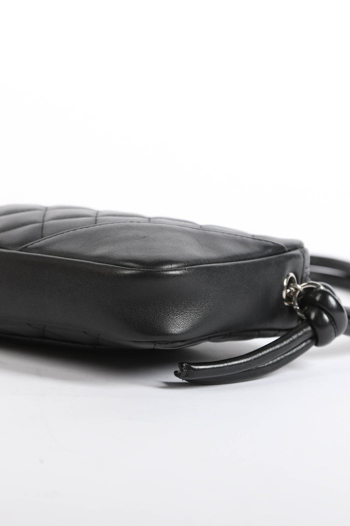 2000s Chanel Black Rue Cambon Small Shoulder Bag