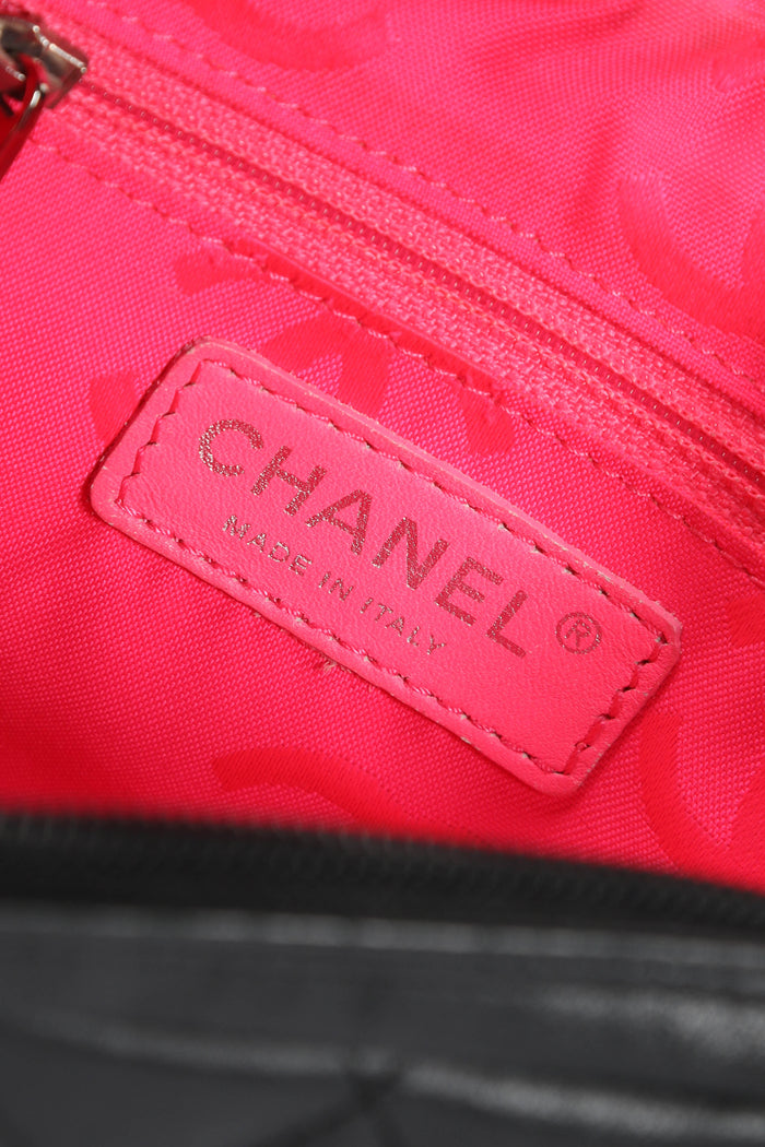 2000s Chanel Black Rue Cambon Small Shoulder Bag