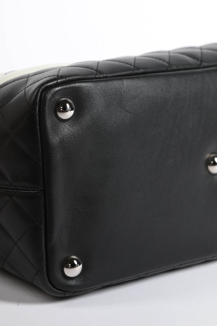 2000s Chanel Black Rue Cambon Tote Bag