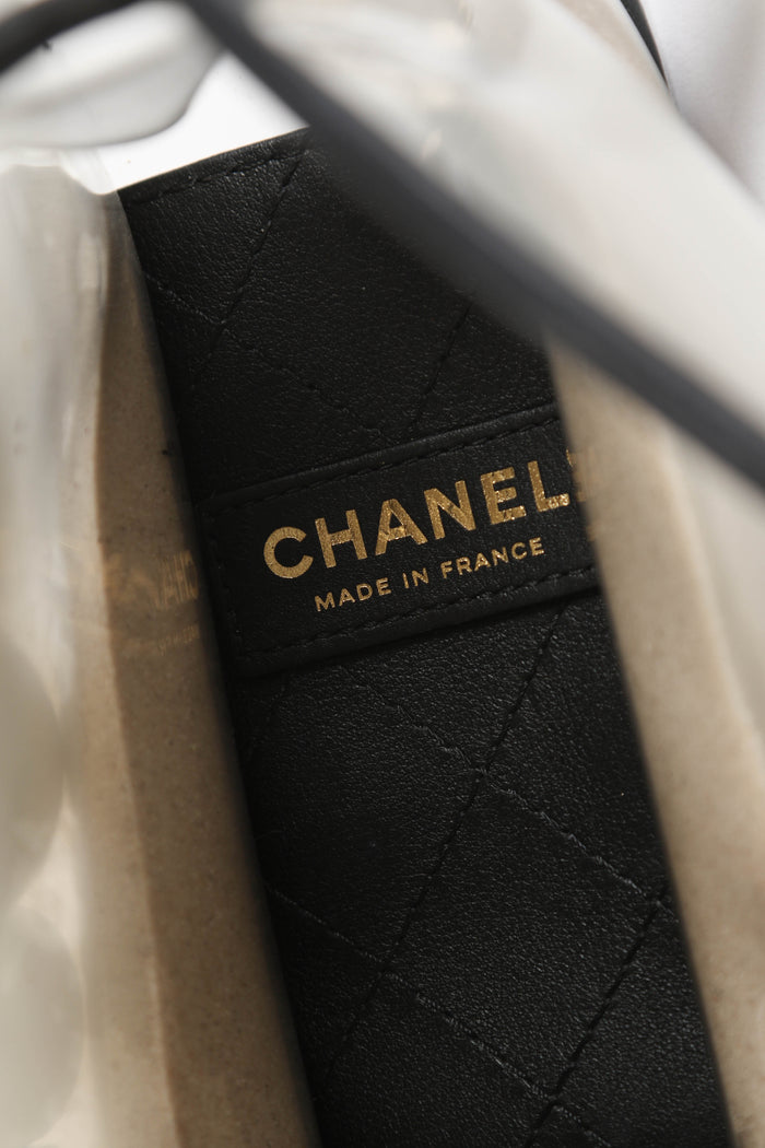 SUPER RARE 2019 Chanel Sand By The Sea Pearl PVC Flap Bag
