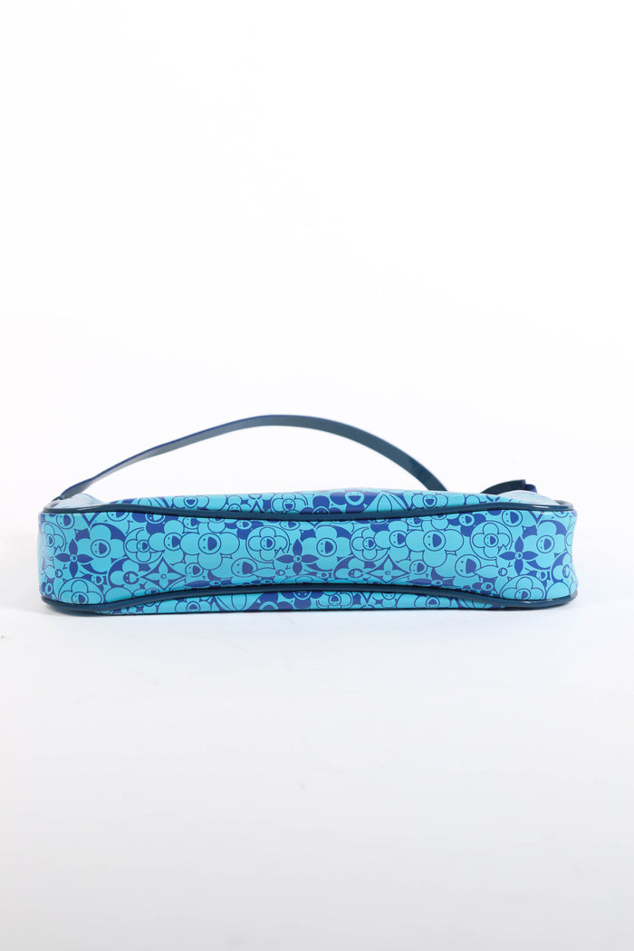 RARE Louis Vuitton x Takashi Murakami Vernis Cosmic Blossom Pochette Accessoires