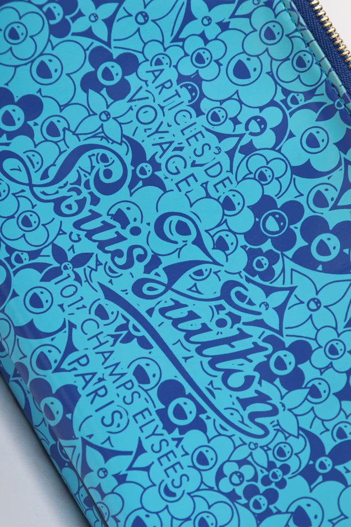 RARE Louis Vuitton x Takashi Murakami Vernis Cosmic Blossom Pochette Accessoires
