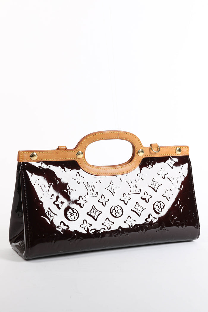Vintage Louis Vuitton Oxblood Roxbury Drive Top Handle Bag
