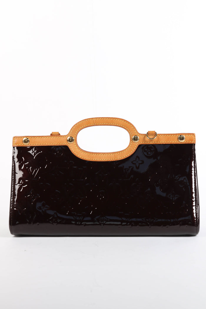 Vintage Louis Vuitton Oxblood Roxbury Drive Top Handle Bag