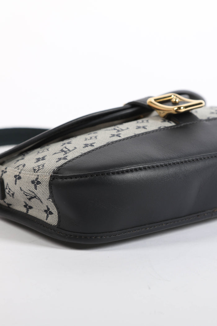 2000s Louis Vuitton Marjorie Navy Shoulder Bag