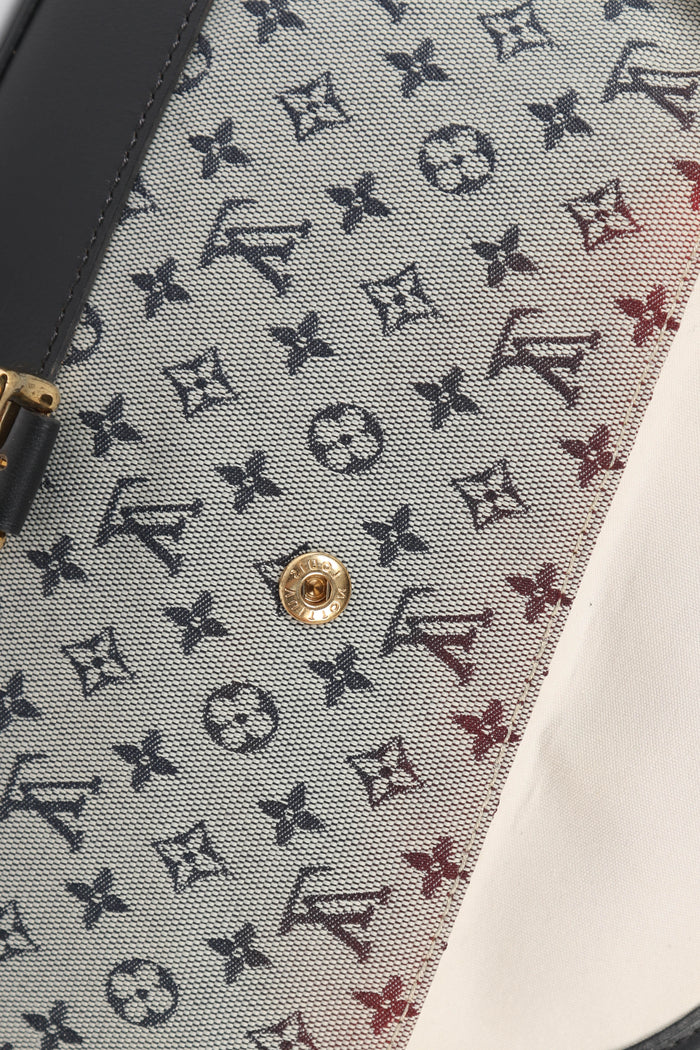 2000s Louis Vuitton Marjorie Navy Shoulder Bag