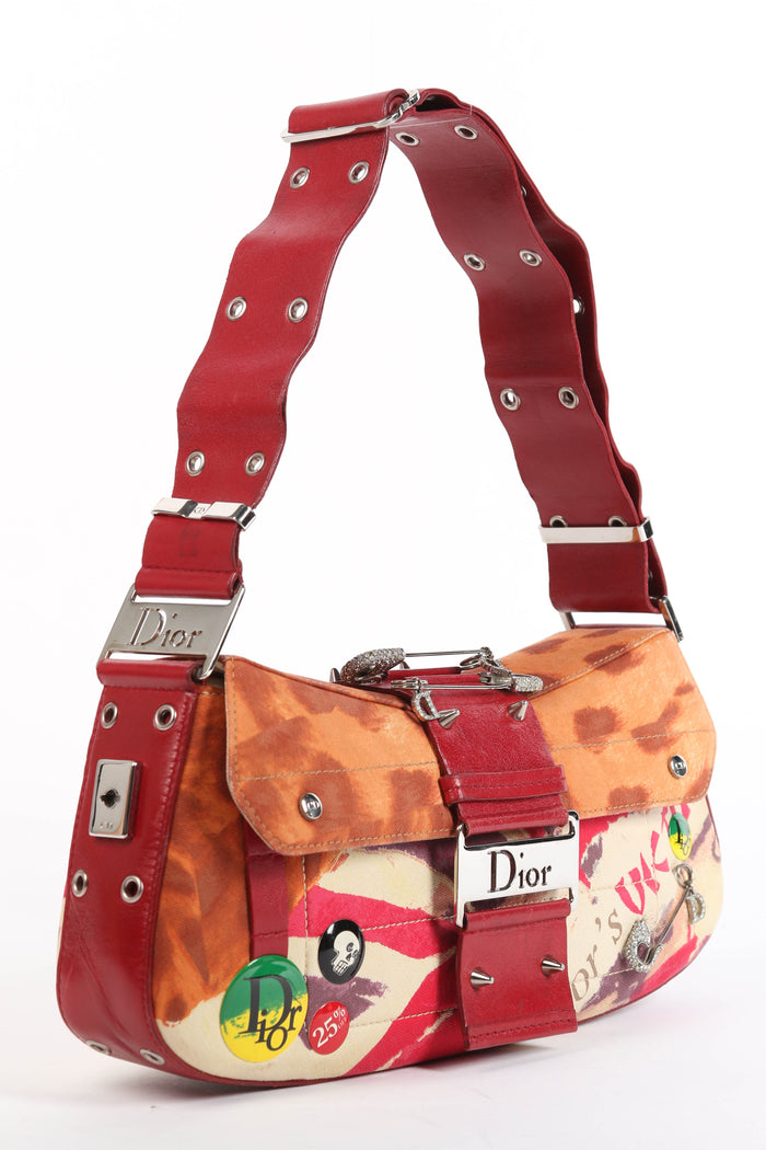 RARE 2000s Christian Dior Victim Columbus Shoulder Bag