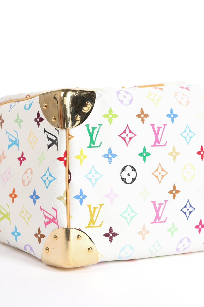 2000s Louis Vuitton x Takashi Murakami Multicolour Monogram Speedy 30