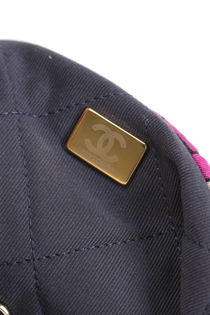 2021 Chanel Rainbow Logo Single Flap Shoulder bag
