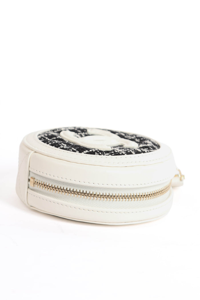 2020s Chanel Tweed Mini Coin Purse
