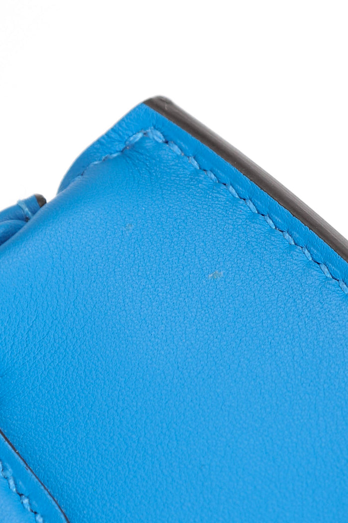 2026 Hermès Birkin 25cm in Blue Hydra Swift Leather with PHW