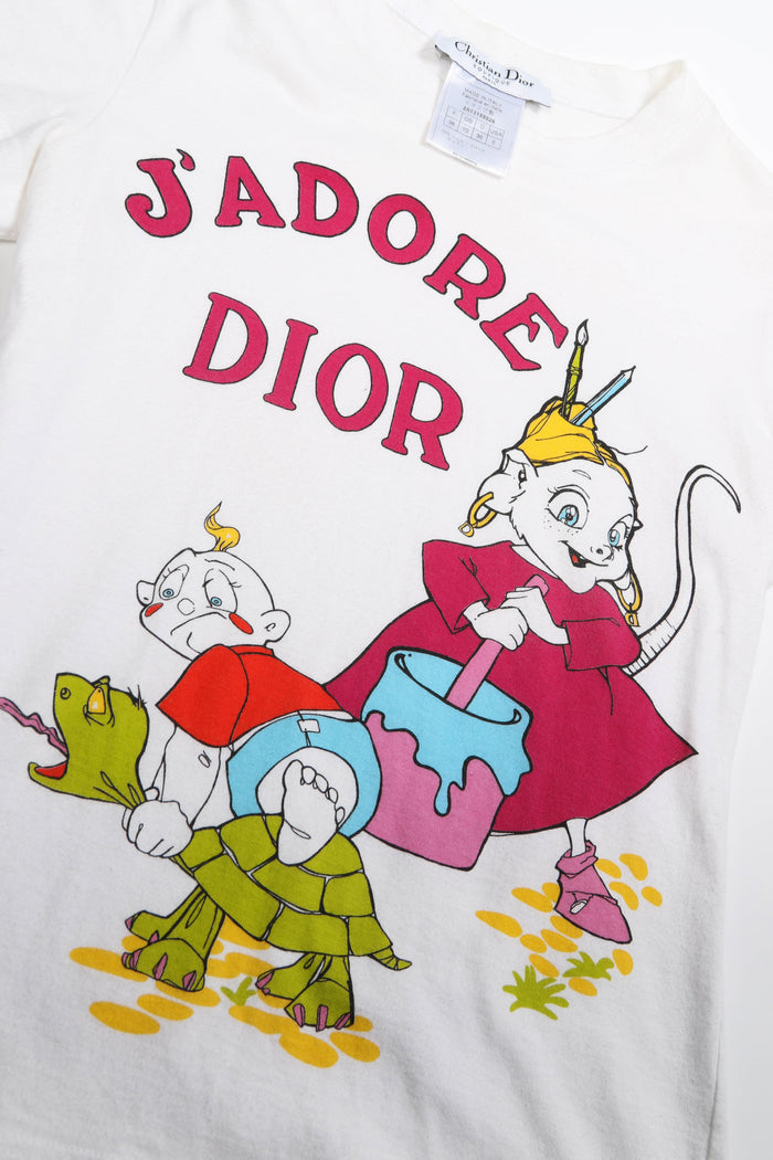 2000s Christian Dior Troll J'adore T-Shirt FR 38 (UK 10)