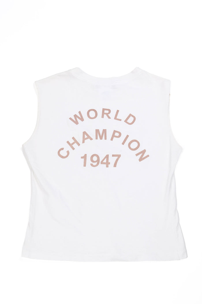 RARE 2000s Christian Dior "J'adore Dior" White Vest Top FR 40 (UK 12)