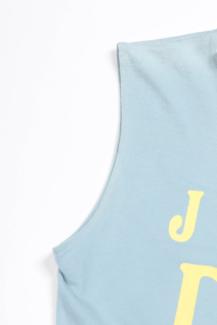 2000s Christian Dior "J'adore Dior" Blue Vest Top FR 38 (UK 10)