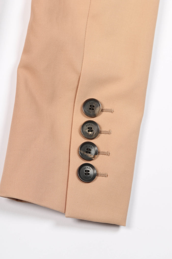 Vintage Gucci Beige Jacket and Skirt Set IT 36 (UK 4)