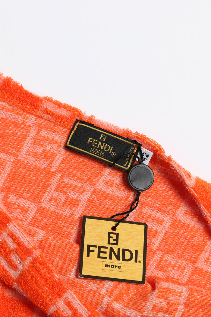 2000s Fendi Orange Terry Cloth Set IT 42 (UK 10)