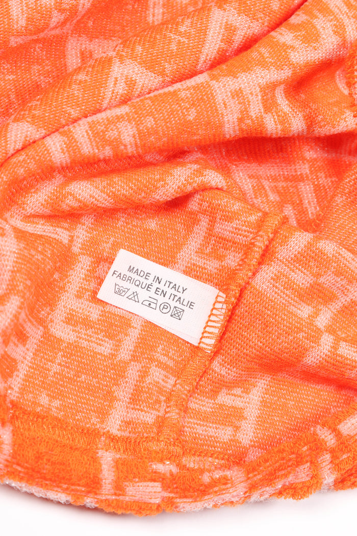 2000s Fendi Orange Terry Cloth Set IT 42 (UK 10)